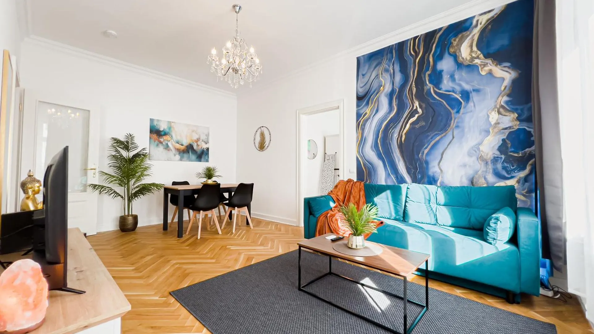 Erstklassiges Ferienapartment Citynah Mit 1 Schlafzimmer - Wifi, Tv, Kuechenzeile, Waschmaschine&Trockner Leipzig Germany